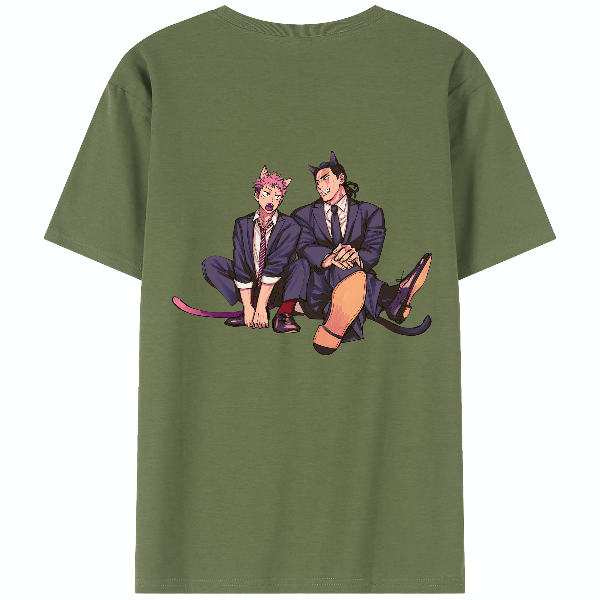 （画像用） 呪術廻戦 Jujutsu Kaisen 綿100％半袖Tシャツ（背面プリント）